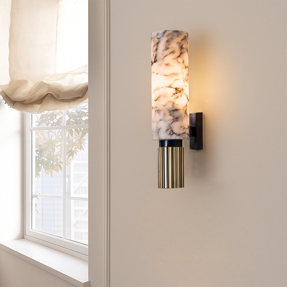 Copper Marble LED Wall Light Modern Interior Lighting