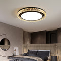 Crystal Halo LED Ceiling Light with Remote Dimming