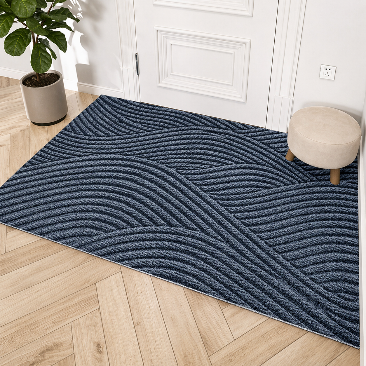 Durable Non-Slip Entrance Mat with Dirt-Resistant Design