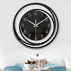 Sorana Black Acrylic Scandinavian Wall Clock