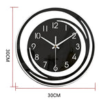 Sorana Black Acrylic Scandinavian Wall Clock