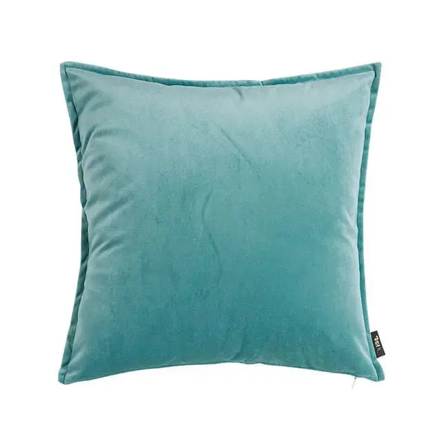 Velvet Cushion Cover with Flanged Edge