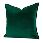 Velvet Cushion Cover with Flanged Edge