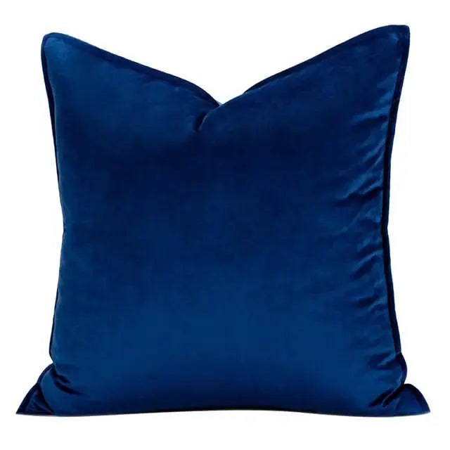 Velvet Cushion Cover with Flanged Edge