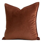 Velvet Cushion Cover with Flanged Edge