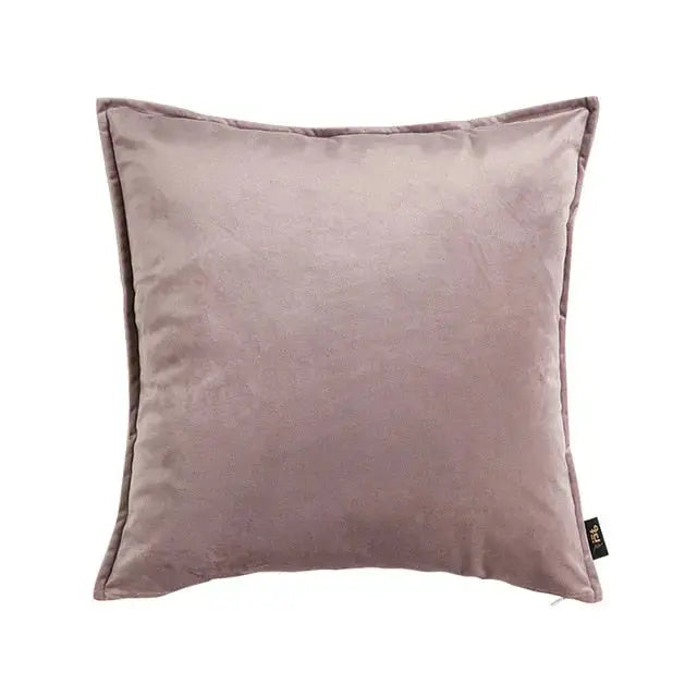Velvet Cushion Cover with Flanged Edge