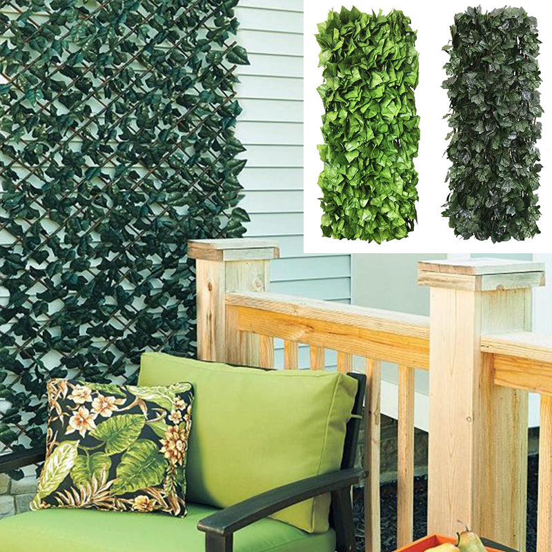 Expandable Artificial Ivy Privacy Fence