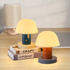 Rechargeable LED Mushroom Table Lamp with Touch Dimming