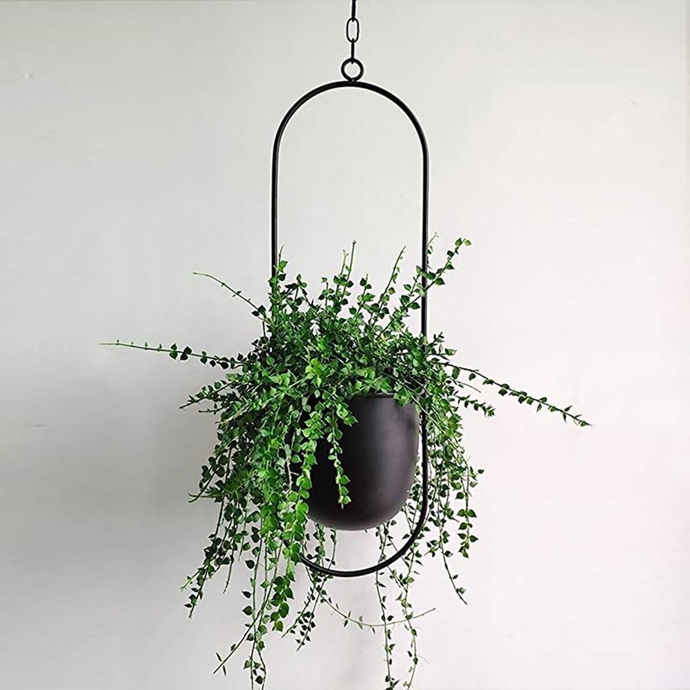 FloraFrame Minimalist Iron Hanging Planter