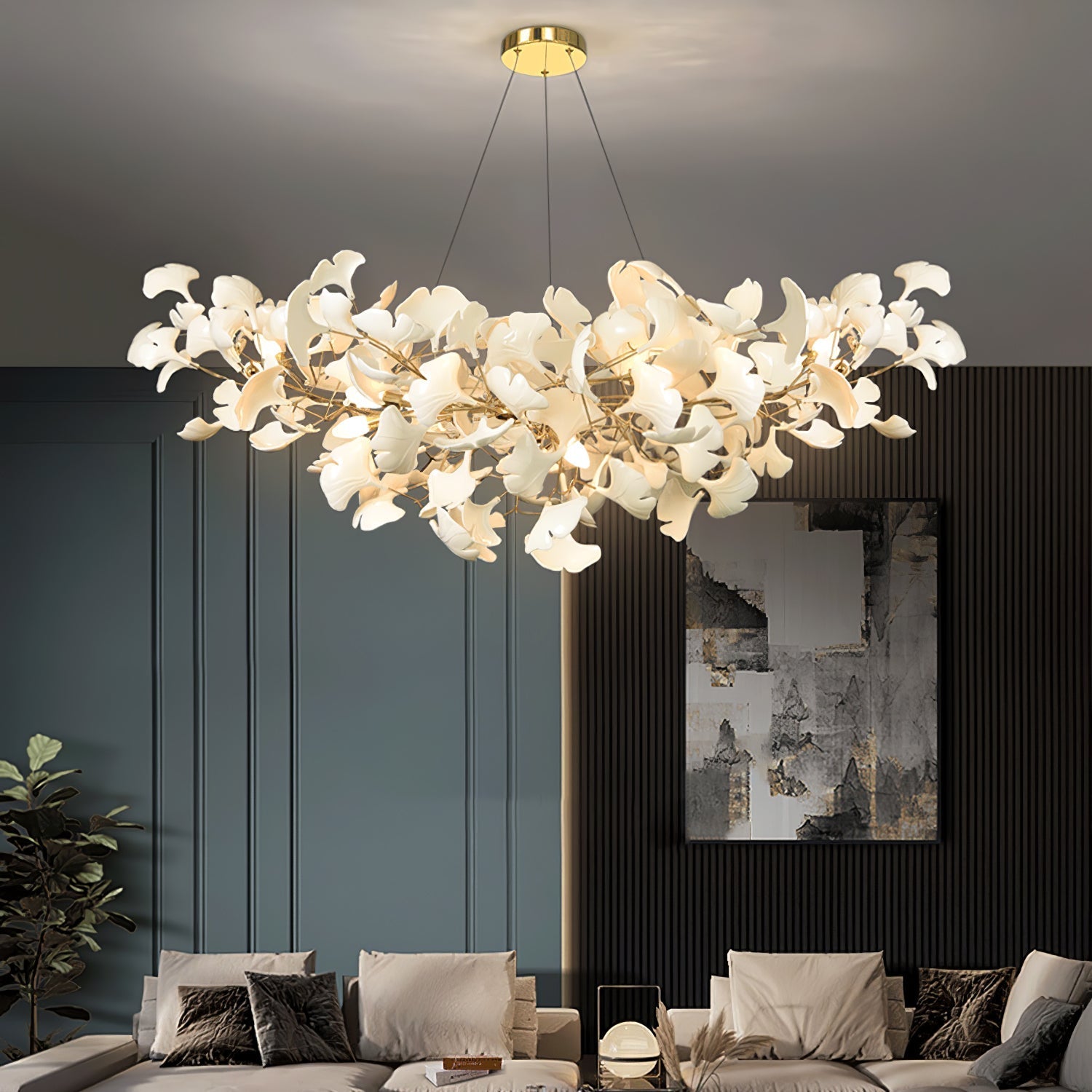 Gingko Leaf Chandelier