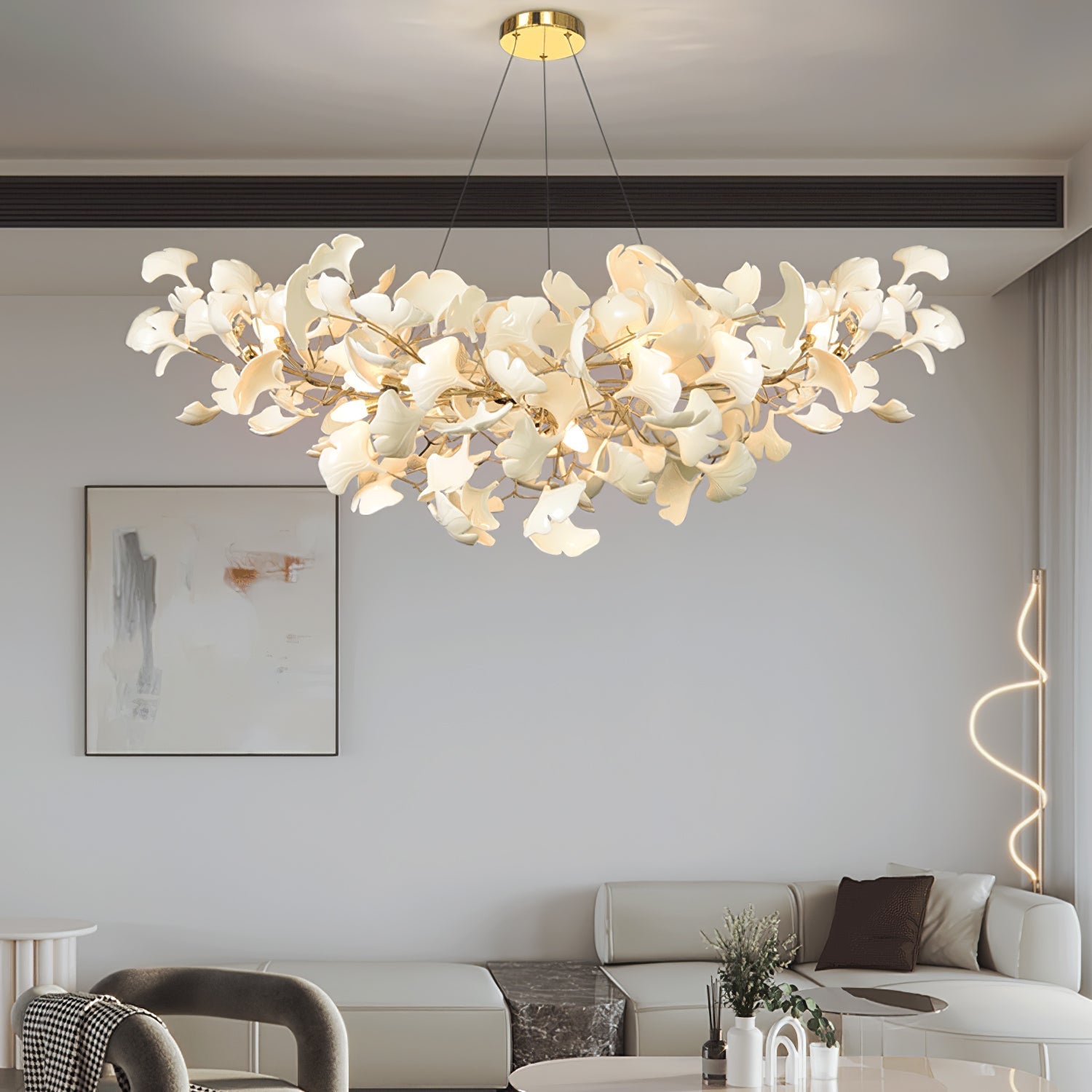 Gingko Leaf Chandelier