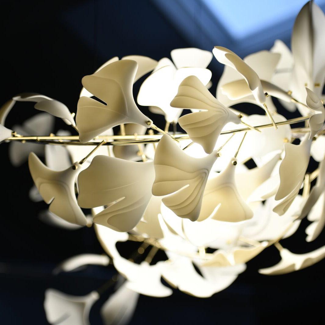 Gingko Leaf Chandelier