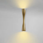 Modern Gold Nordic Up-Down Wall Light, Waterproof