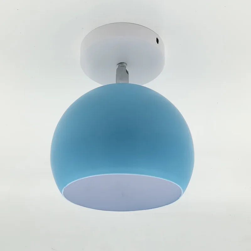 Nordic Macaron Round Aluminium Ceiling Light
