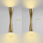 Modern Gold Nordic Up-Down Wall Light, Waterproof