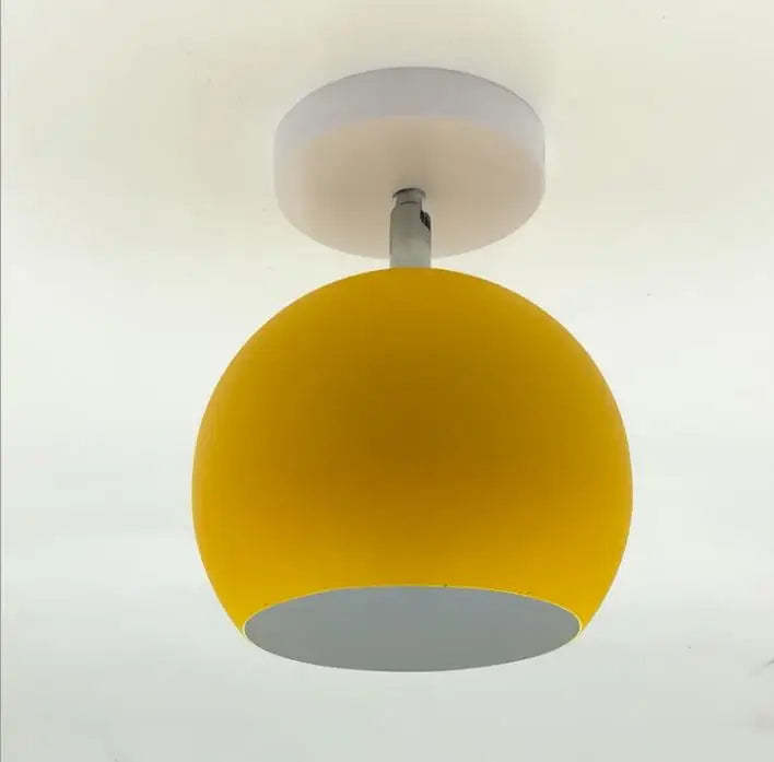 Nordic Macaron Round Aluminium Ceiling Light