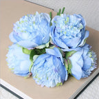 Large Silk Peony Flower Bouquet