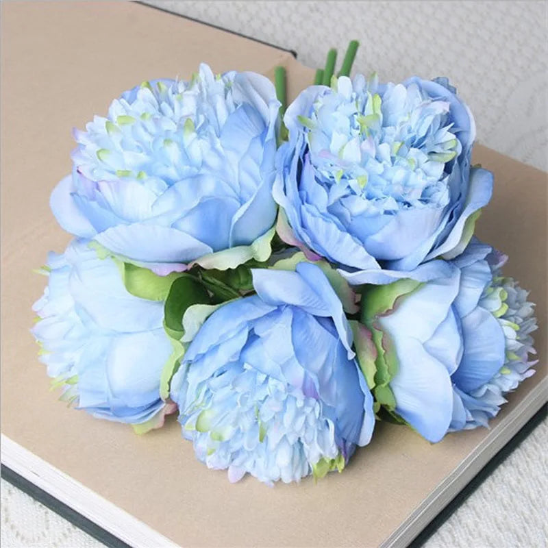 Large Silk Peony Flower Bouquet