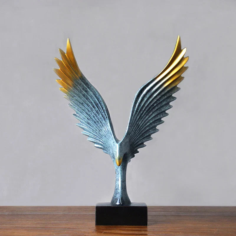 Resin Eagle Sculpture Decor