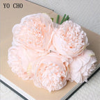Large Silk Peony Flower Bouquet