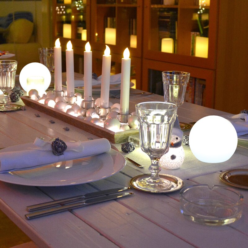 Moon LED Indoor & Outdoor Table Lamp Warm Ambient Lighting