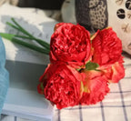 Large Silk Peony Flower Bouquet