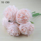 Large Silk Peony Flower Bouquet