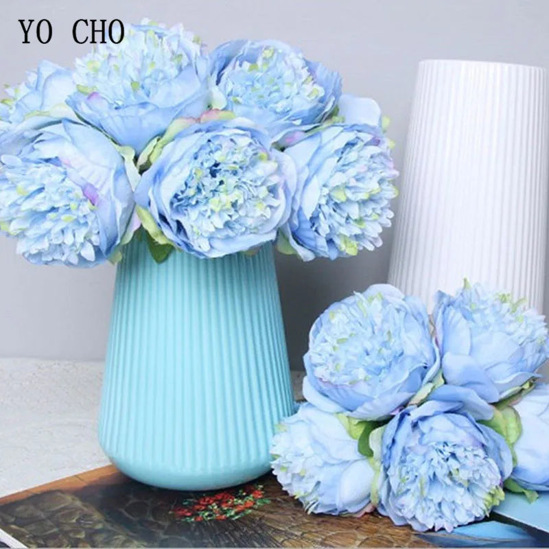 Large Silk Peony Flower Bouquet
