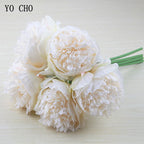 Large Silk Peony Flower Bouquet