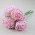 Large Silk Peony Flower Bouquet