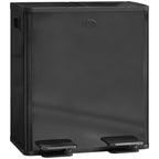 Dual Compartment Recycling Bin with Deodoriser Holders - Black (Alt)