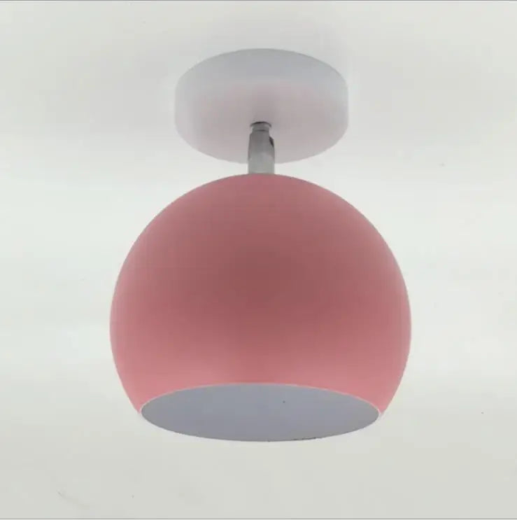 Nordic Macaron Round Aluminium Ceiling Light