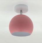 Nordic Macaron Round Aluminium Ceiling Light