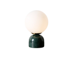 Marble Glass Table Lamp Warm Ambient Lighting