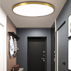 Modern Round LED Flush Ceiling Light for Hallway & Living Spaces Contemporary Home Lighting