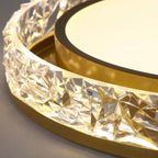 Crystal Halo LED Ceiling Light with Remote Dimming