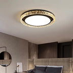 Crystal Halo LED Ceiling Light with Remote Dimming