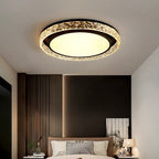 Crystal Halo LED Ceiling Light with Remote Dimming