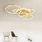Modern Circular LED Ceiling Light Contemporary Home Lighting