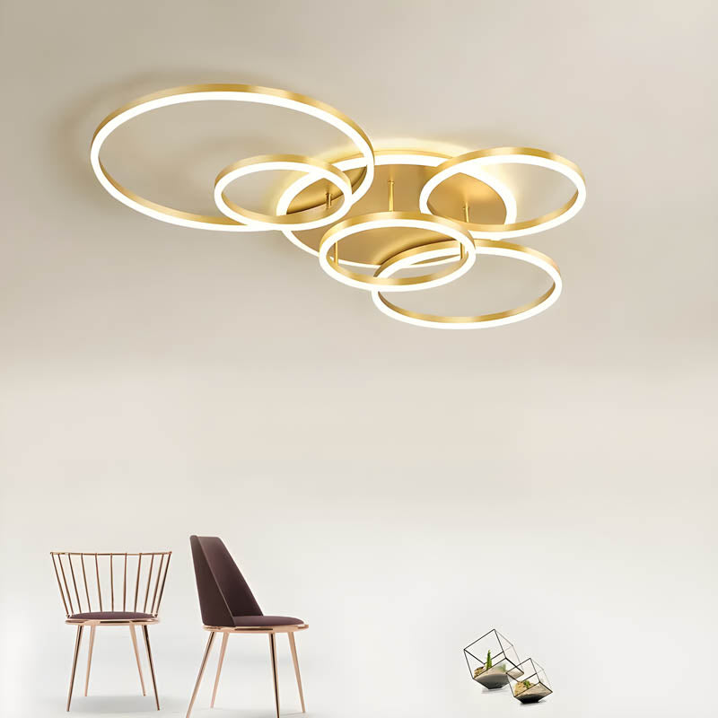 Modern Circular LED Ceiling Light Contemporary Home Lighting