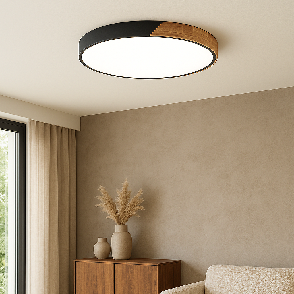 Nordic Wooden Ceiling Light Contemporary Home Lighting