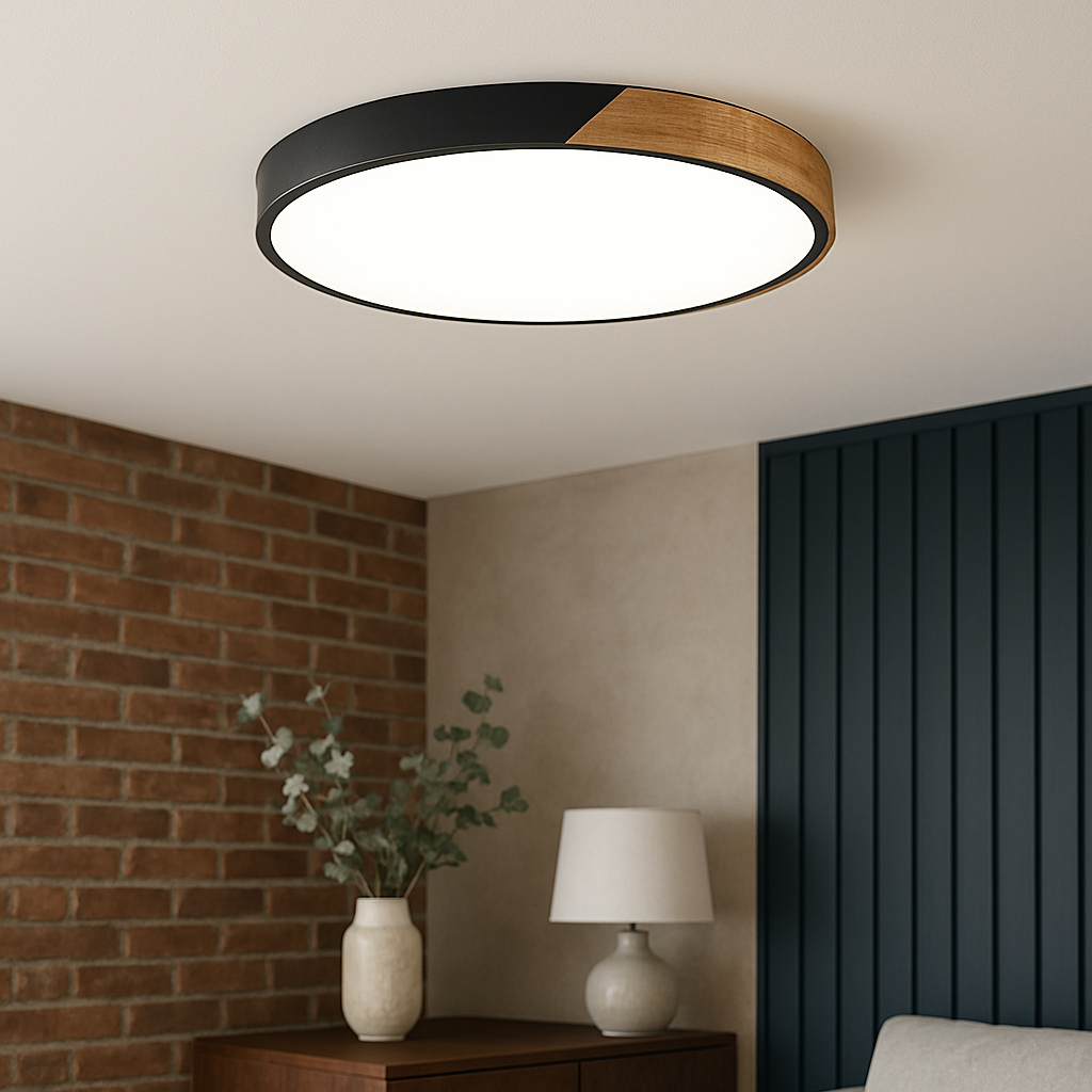Nordic Wooden Ceiling Light Contemporary Home Lighting