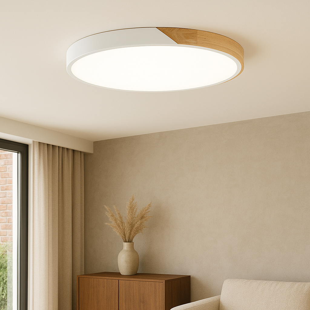 Nordic Wooden Ceiling Light Contemporary Home Lighting