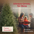 7ft Full Spruce Christmas Tree with Realistic Dense Tips