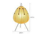Japanese Rice Paper Table Lamp Warm Ambient Lighting