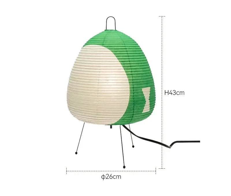 Japanese Rice Paper Table Lamp Warm Ambient Lighting