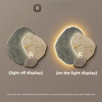 LumoClock Large Wall Clock with Silent Quartz and LED Light