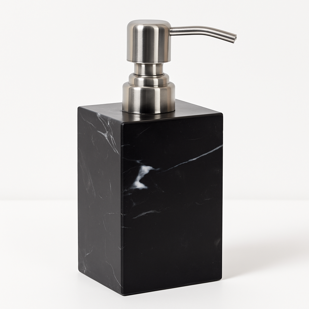 Luxury Marble Soap Dispenser with Metal Pump