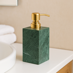 Luxury Marble Soap Dispenser with Metal Pump