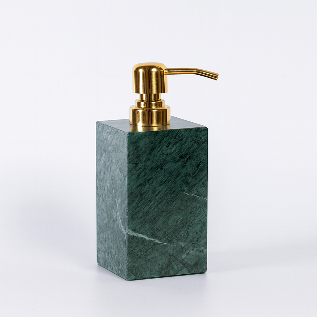 Luxury Marble Soap Dispenser with Metal Pump